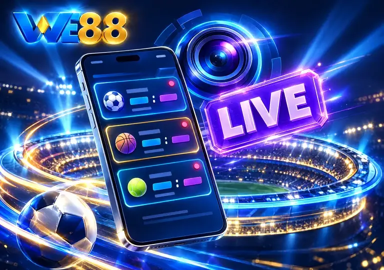 การเดิมพันสดใน WE88 ช่วยให้ผู้เล่นได้ลุ้นผลการแข่งขันแบบเรียลไทม์